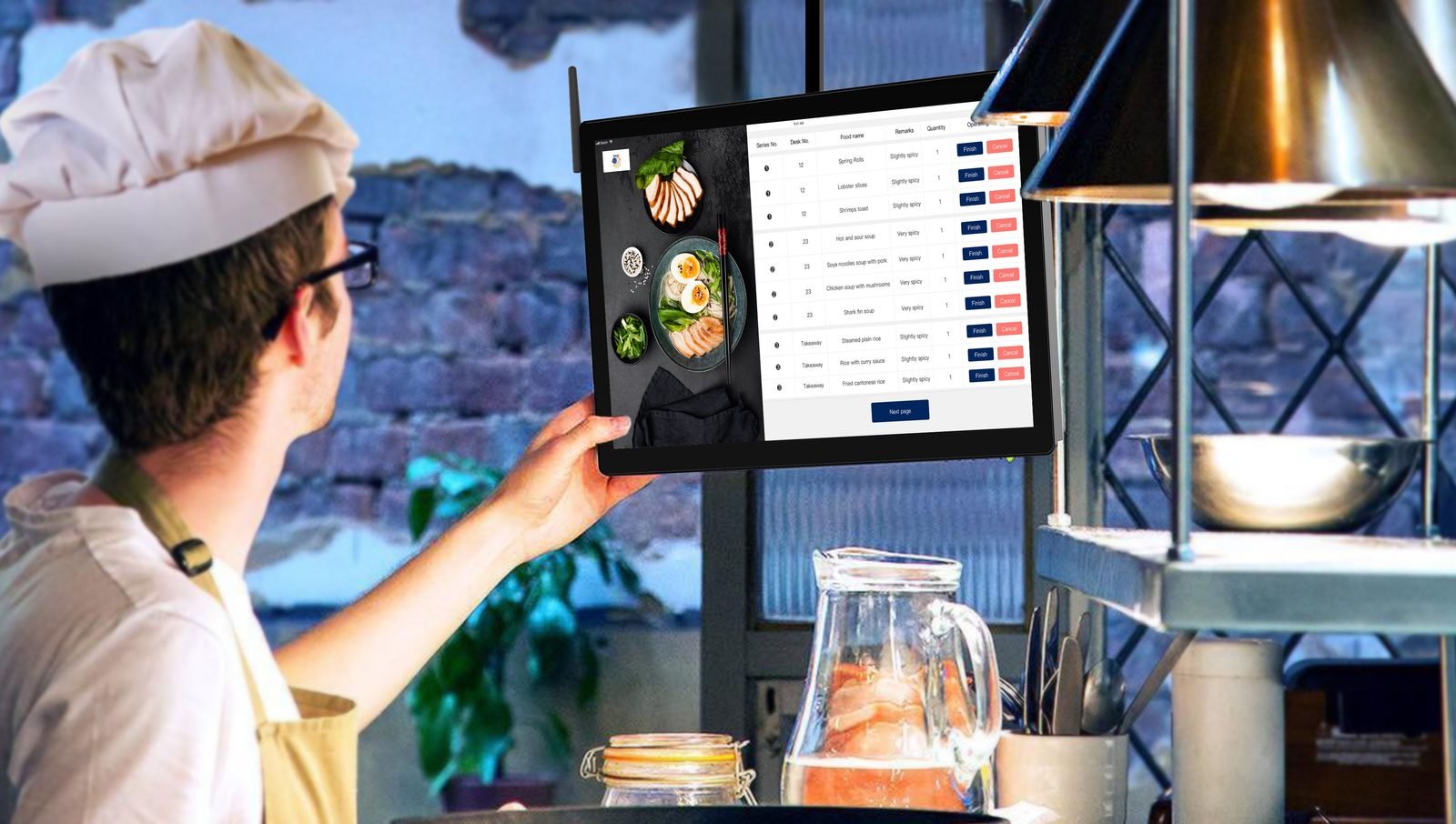 Food & beverage in a real business workflow