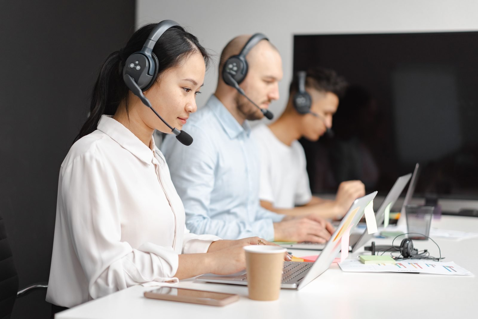 Customer support team using WhatsApp automation